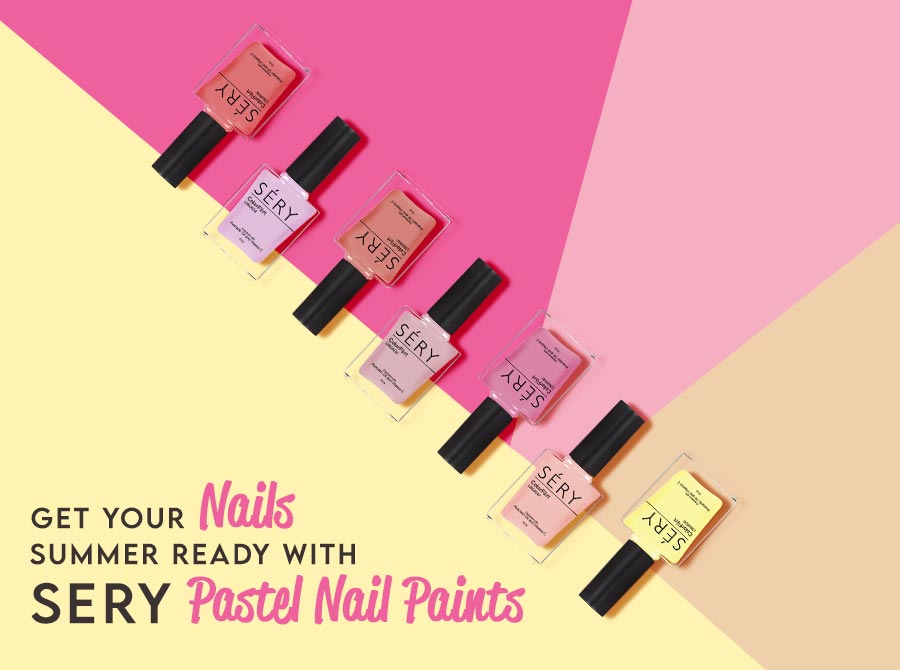 Get Your Nails Summer Ready with SERY Pastel Nail Paints