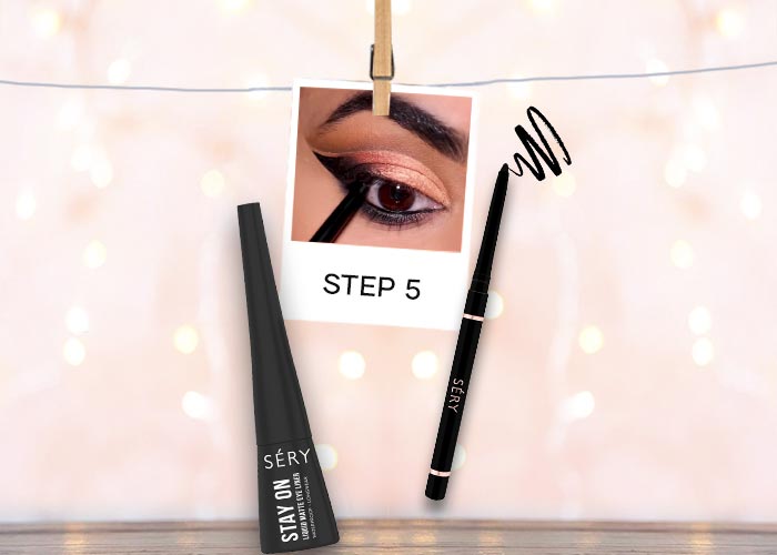 Step – 5 Apply a Liquid Eyeliner