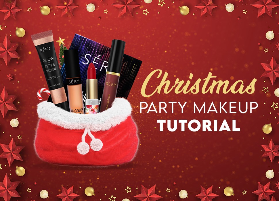 Christmas-Party-Makeup-Tutorial-for-a- Flawless-Glow