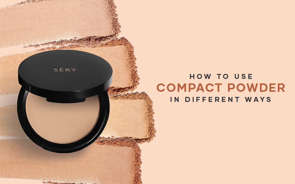 Compact face powder shop use